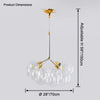 WOMO Glass Bubble Chandelier -WM2586 thumbnail