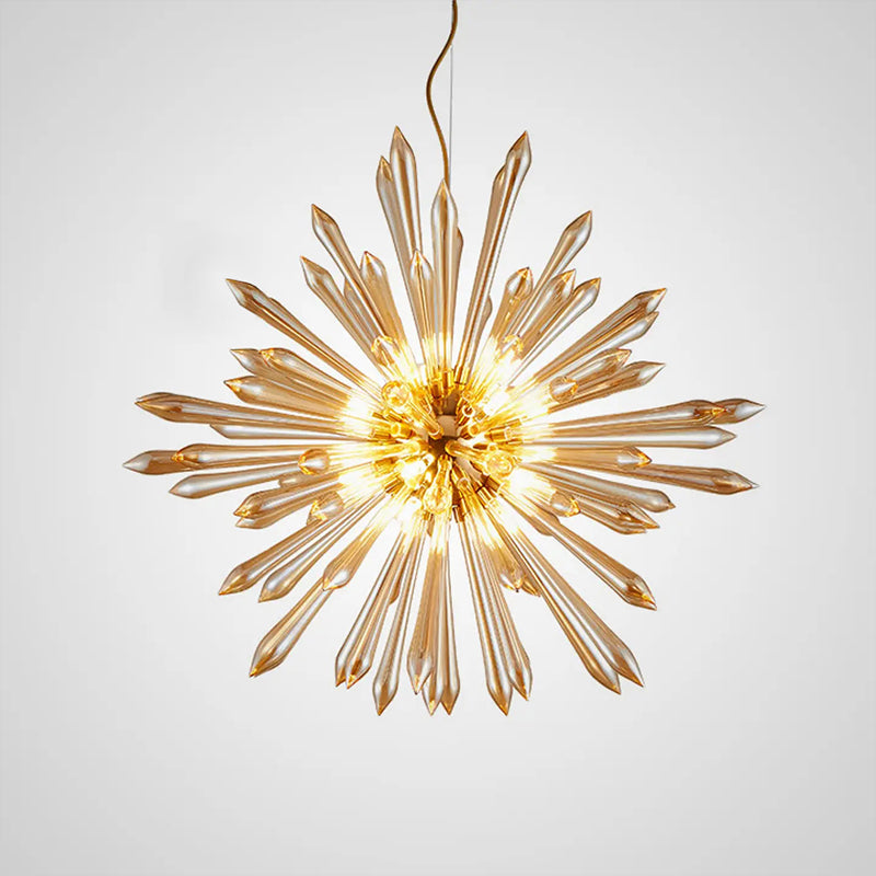 WOMO Sunburst Glass Chandelier-WM2587