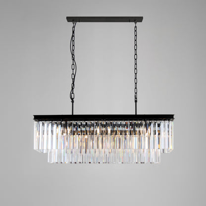 WOMO Rectangular Crystal Chandelier-WM2589