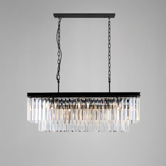 WOMO Rectangular Crystal Chandelier-WM2589