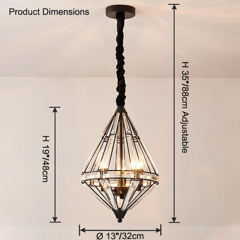 WOMO Diamond Crystal Chandelier-WM2594