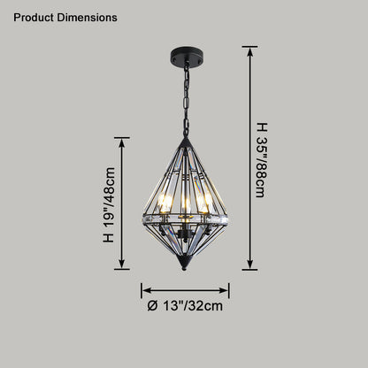 WOMO Diamond Crystal Pendant Light-WM2594