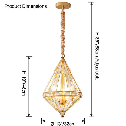 WOMO Diamond Crystal Chandelier-WM2594