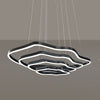 WOMO Oversized Tiered led Ring Chandelier-WM2599 thumbnail