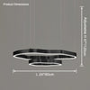 WOMO Oversized Tiered led Ring Chandelier-WM2599 thumbnail
