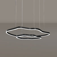 WOMO Oversized Tiered led Ring Chandelier-WM2599