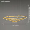 WOMO Oversized Tiered led Ring Chandelier-WM2599 thumbnail