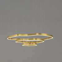 WOMO Oversized Tiered led Ring Chandelier-WM2599
