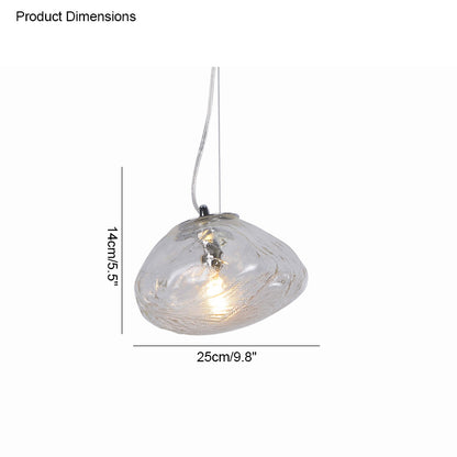 WOMO Cloud Blown Glass Pendant Light-WM2101