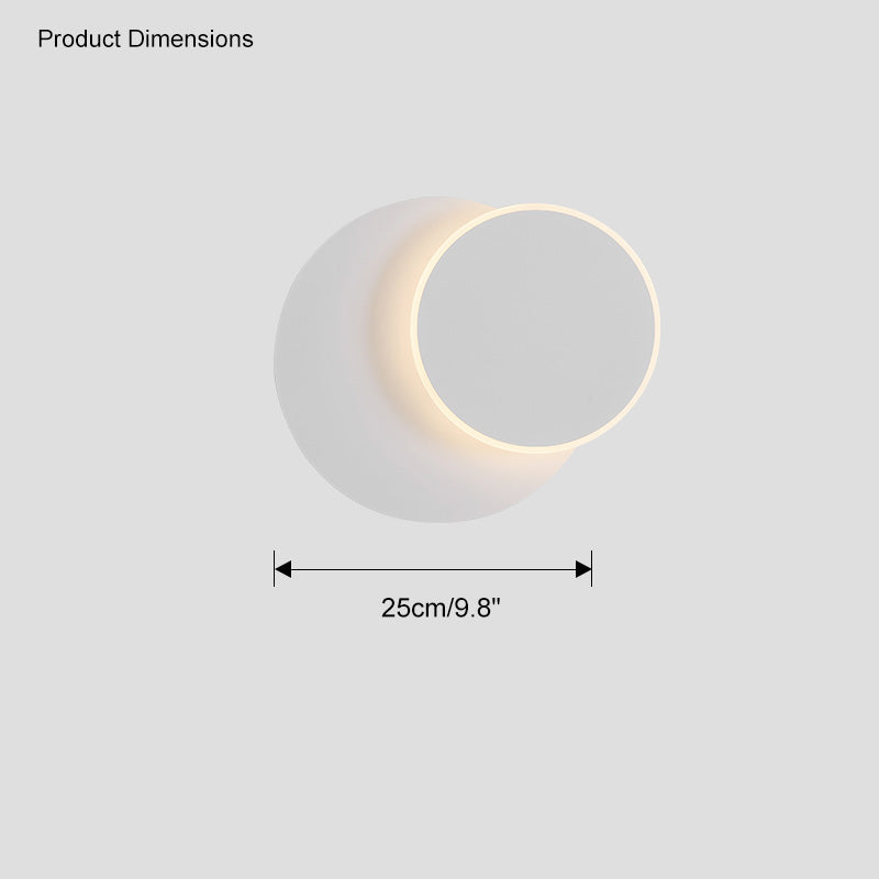 WOMO Eclipses Round Wall Sconce-WM6010