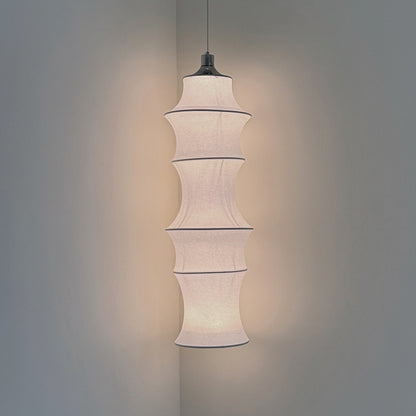 WOMO Long Lantern Silk Pendant Light-WM2600