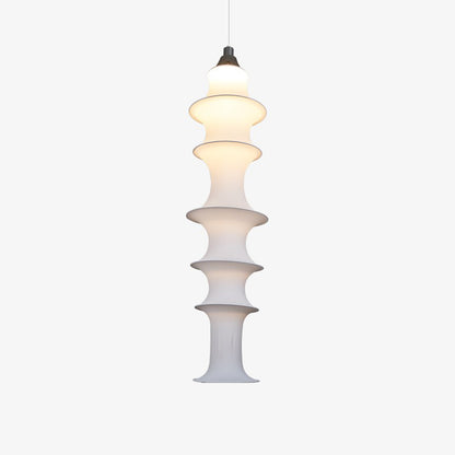 WOMO Long Lantern Silk Pendant Light-WM2600