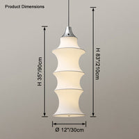 WOMO Long Lantern Silk Pendant Light-WM2600