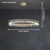WOMO Acrylic Ring Led Chandelier-WM2604 thumbnail