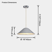 WOMO Cone Metal Pendant LIght-WM2606