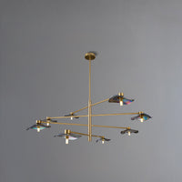 WOMO Lotus Leaf Arm Chandelier-WM2607