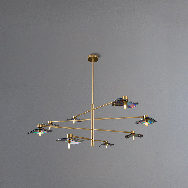 WOMO Lotus Leaf Arm Chandelier-WM2607