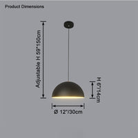 WOMO Dome Iron Pendant Light-WM2621