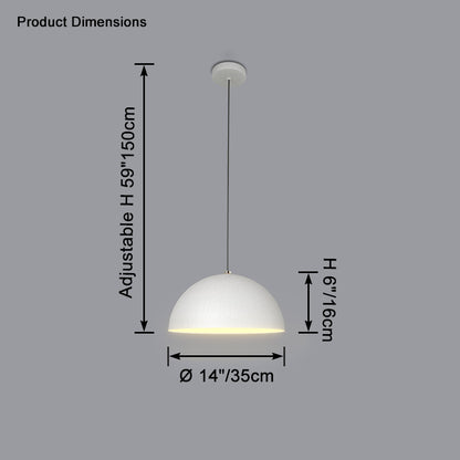 WOMO Dome Iron Pendant Light-WM2621