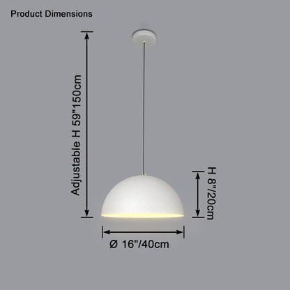 WOMO Dome Iron Pendant Light-WM2621