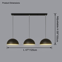 WOMO Dual/triple Dome Pendant Light-WM2622