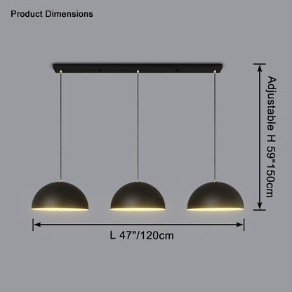 WOMO Dual/triple Dome Pendant Light-WM2622