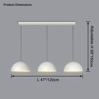 WOMO Dual/triple Dome Pendant Light-WM2622