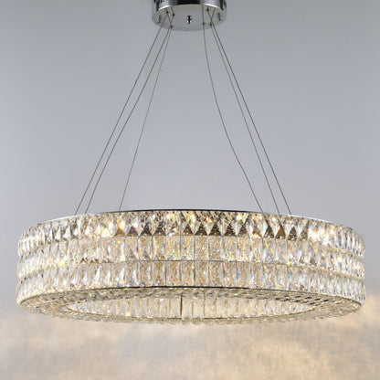 WOMO Art Deco Crystal Ring Chandelier-WM2624