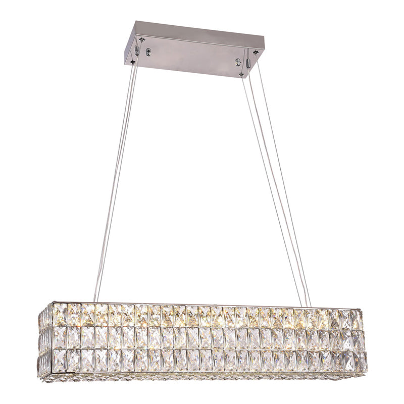 WOMO Rectangular Crystal Chandelier-WM2625