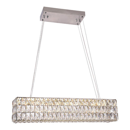 WOMO Rectangular Crystal Chandelier-WM2625