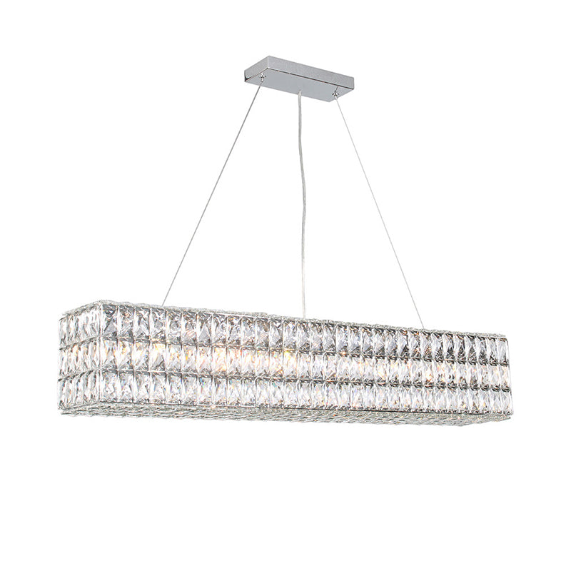 WOMO Rectangular Crystal Chandelier-WM2625