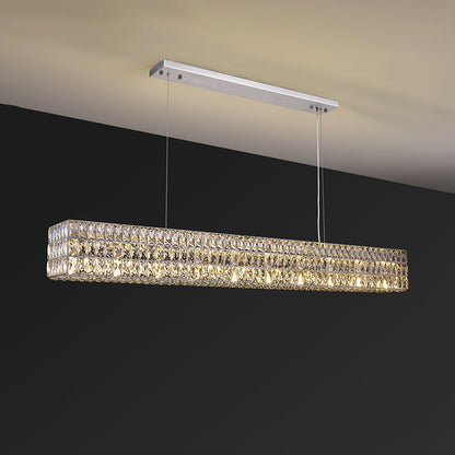 WOMO Rectangular Crystal Chandelier-WM2625