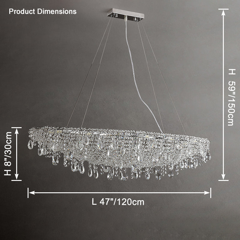 WOMO Crystal Ship Chandelier-WM2629