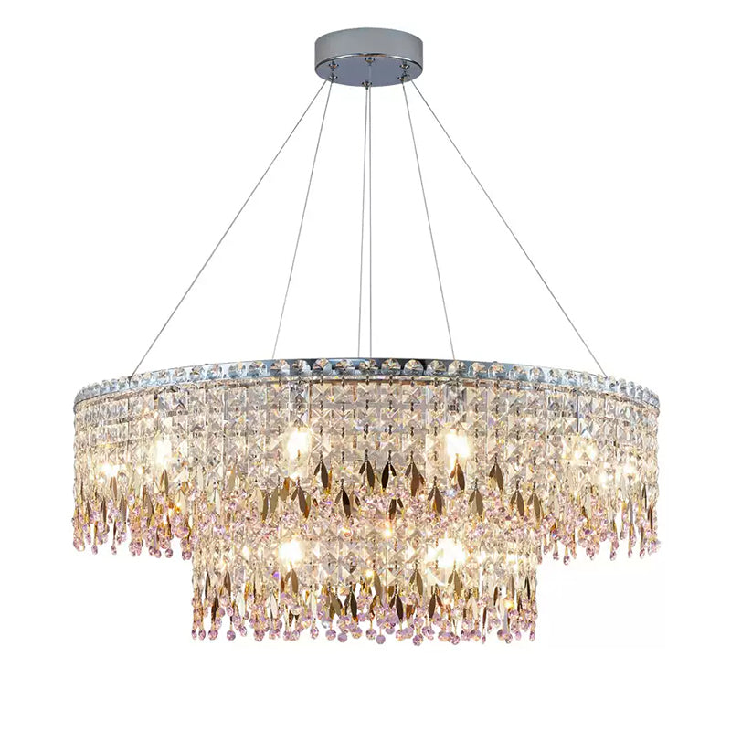 WOMO Round Crystal Chandelier-WM2630