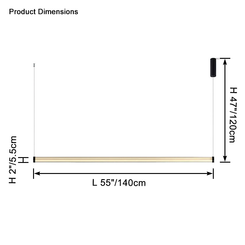 WOMO Glass Linear Pedant Light-WM2631