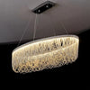 WOMO Silver Fringe Round Chandelier-WM2643 thumbnail