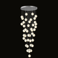 WOMO Glass Ball Rain Chandelier-WM2647