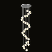 WOMO Glass Ball Rain Chandelier-WM2647