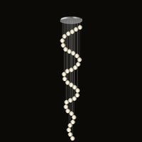 WOMO Glass Ball Rain Chandelier-WM2647