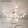 WOMO Spider Pearl Globe Chandelier-WM2650 thumbnail