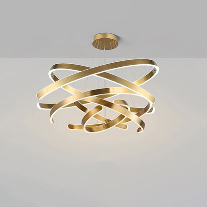 WOMO Tiered Circular Led Chandelier-WM2651