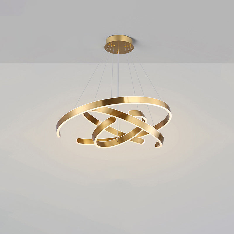 WOMO Tiered Circular Led Chandelier-WM2651