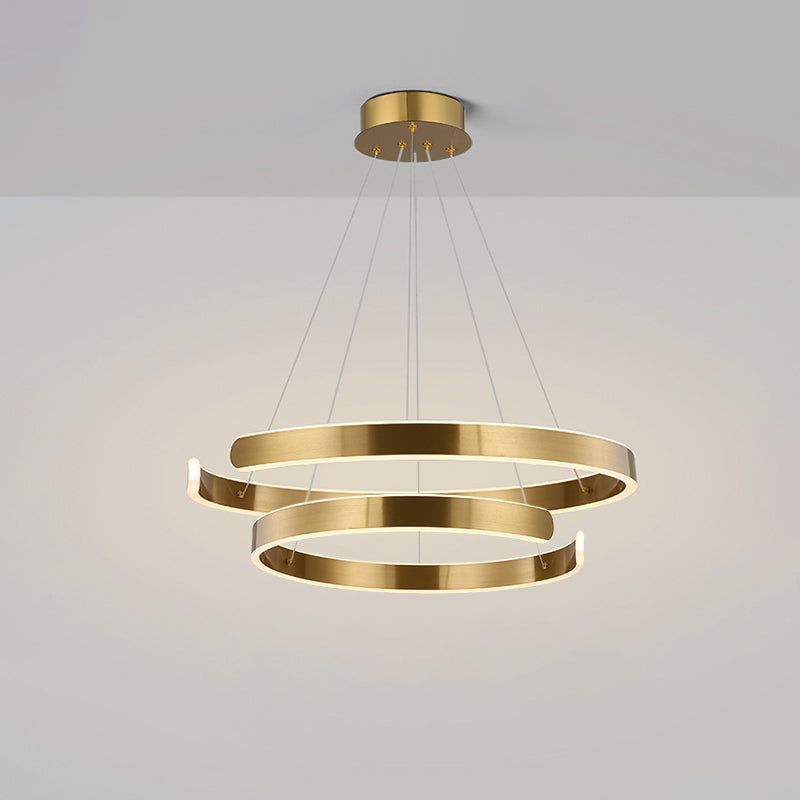 WOMO Tiered Circular Led Chandelier-WM2651