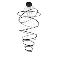 WOMO Large Tiered Ring Foyer Chandelier-WM2654