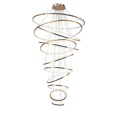 WOMO Large Tiered Ring Foyer Chandelier-WM2654