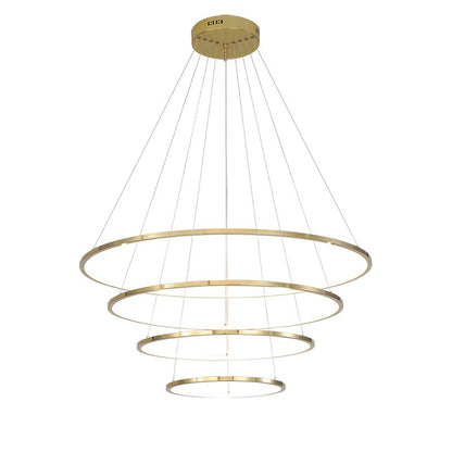 WOMO Large Tiered Ring Foyer Chandelier-WM2654