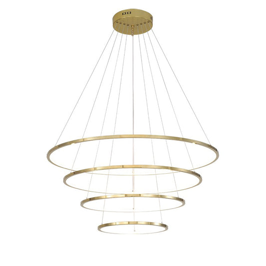 WOMO Large Tiered Ring Foyer Chandelier-WM2654