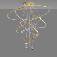 WOMO Large Tiered Ring Foyer Chandelier-WM2654