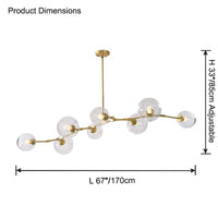 WOMO Branch Colored Glass Chandelier-WM2655