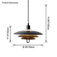 WOMO Danish Rise and Fall Pendant Light-WM2663